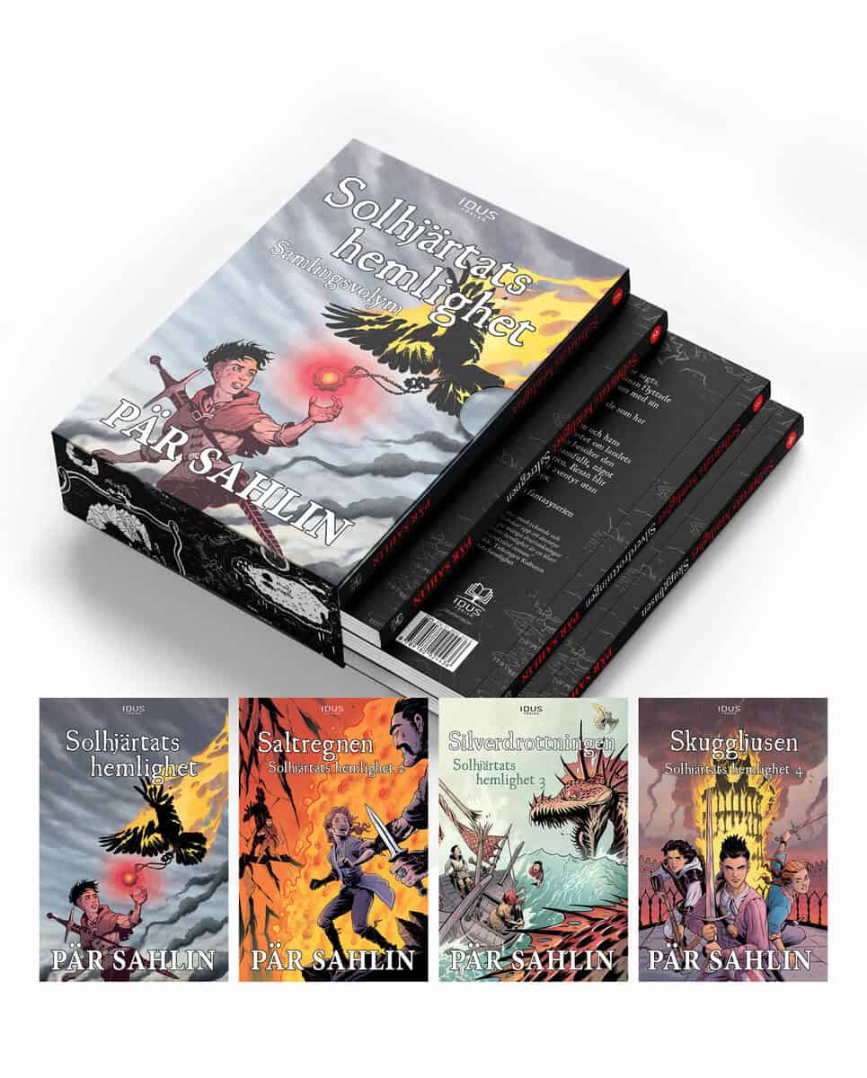 Pär Sahlin : Solhjärtats hemlighet : samlingsvolym 1-4
