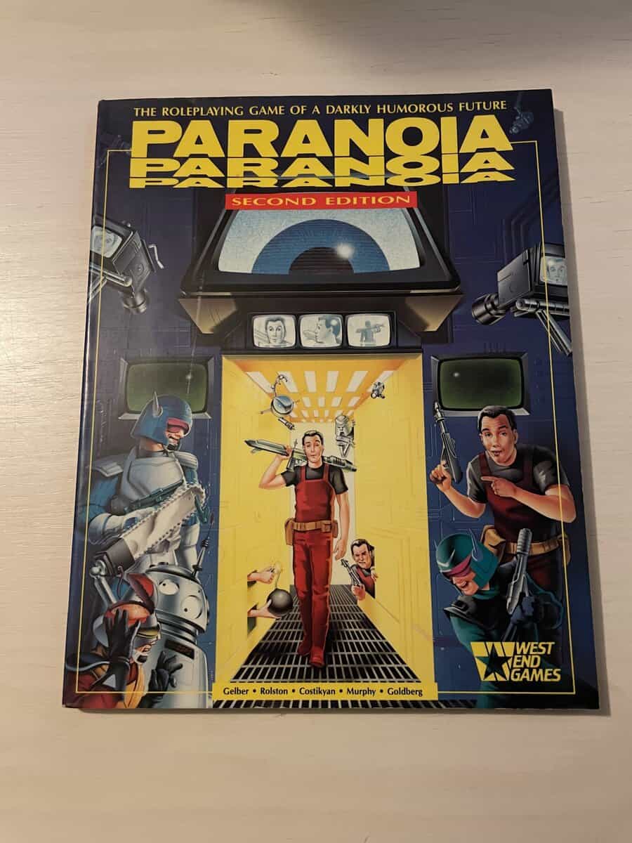 Paranoia - The Roleplaying Game of Darkly Humorous - Rollspel