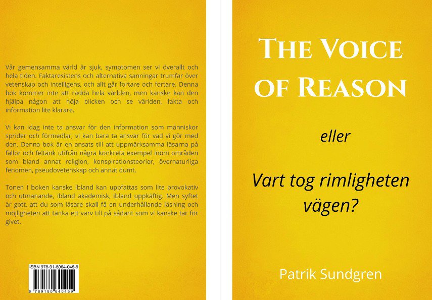 Patrik Sundgren : Voice of Reason eller Vart tog rimligheten vägen