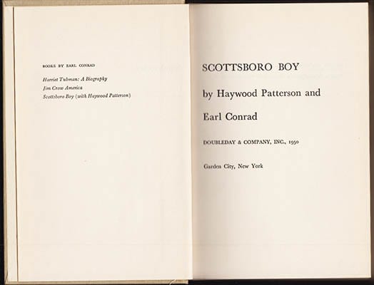 Patterson, Haywood ; Conrad, Earl : Scottsboro Boy