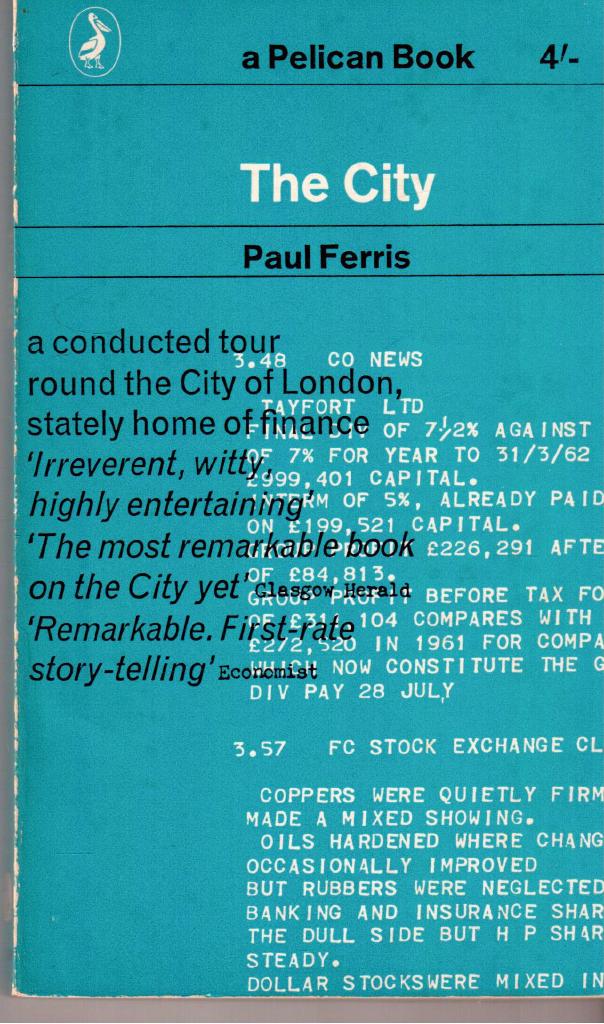 Paul Ferris : The city