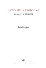 Paula Henrikson : Textkritisk utgivning