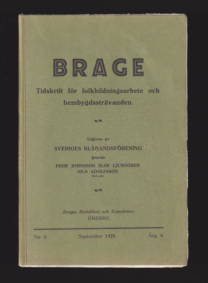 Pehr Johnsson : Brage