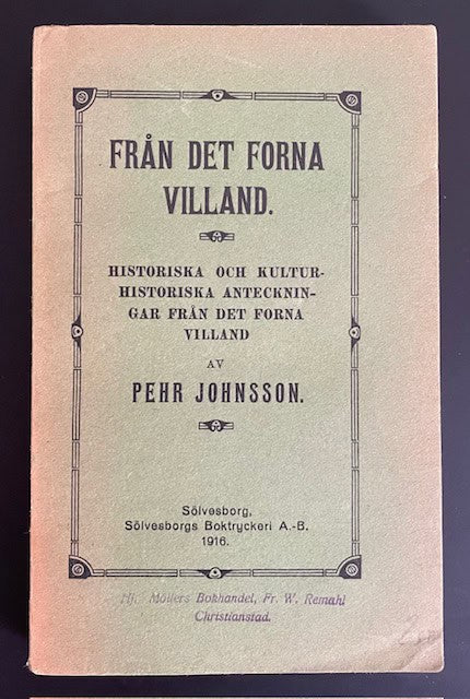 Pehr. Johnsson : Från det forna Villand