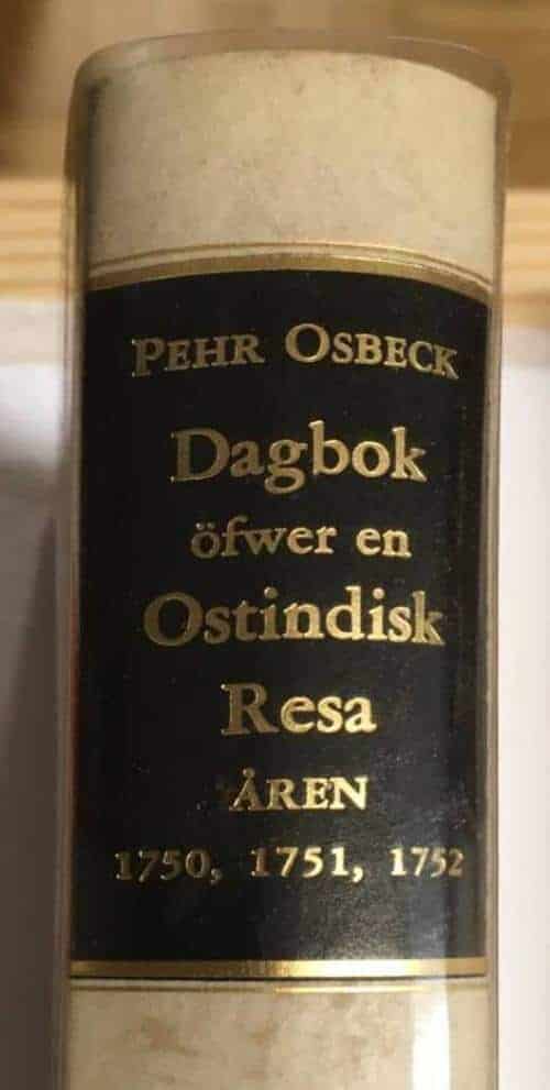 Pehr Osbeck : Dagbok öfver en ostindisk resa 1750, 1751, 1752