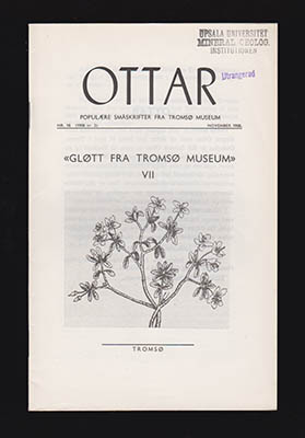 Per et al Hognestad : Ottar. Gløtt fra Tromsø museum