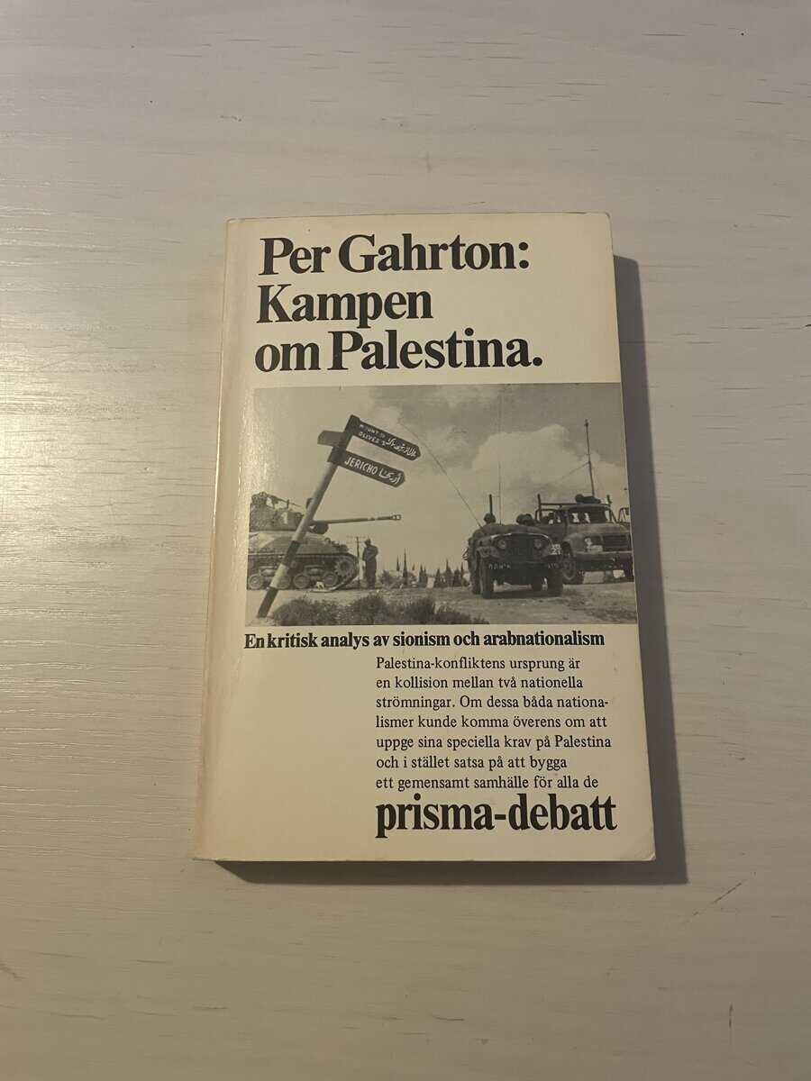 Per Gahrton : Kampen om Palestina