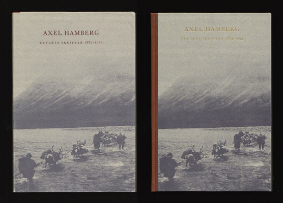 Per Gustaf Hamberg : Axel Hamberg 17.1 1863 - 28.6 1933. Bibliografisk förteckning över hans tryckta skrifter 1883-1933