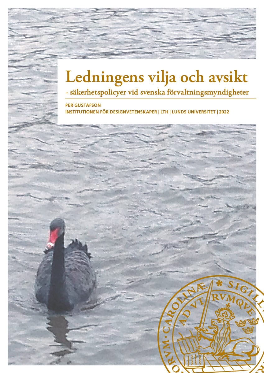 Per Gustafson : Ledningens vilja och avsikt