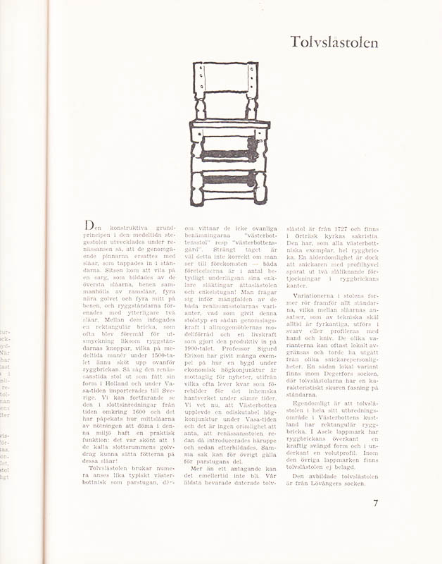 Per-Uno Ågren : Gamla möbler i Västerbotten. 1. Sittmöbler, liggmöbler, bord (allt som utkom)