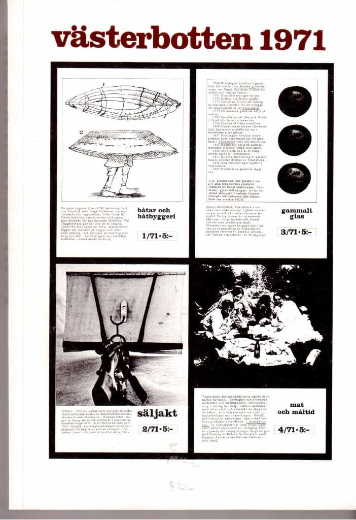 Per-Uno Ågren : Västerbotten 1971