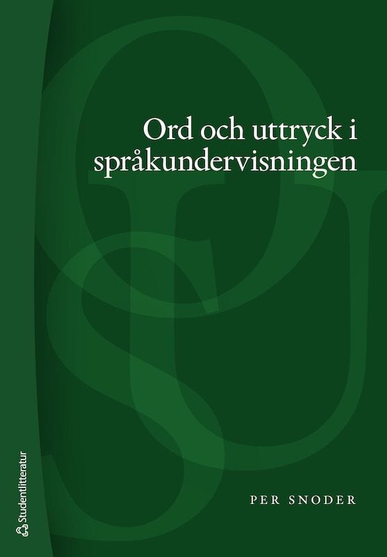 Per Wennlund : Ord och uttryck i språkundervisningen