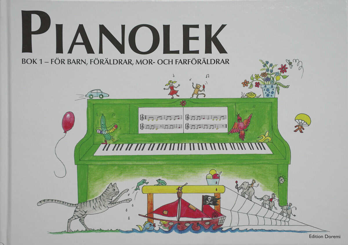 Pernille Holm Kofod : Pianolek : för barn, föräldrar, mor- och farföräldrar. Bok 1