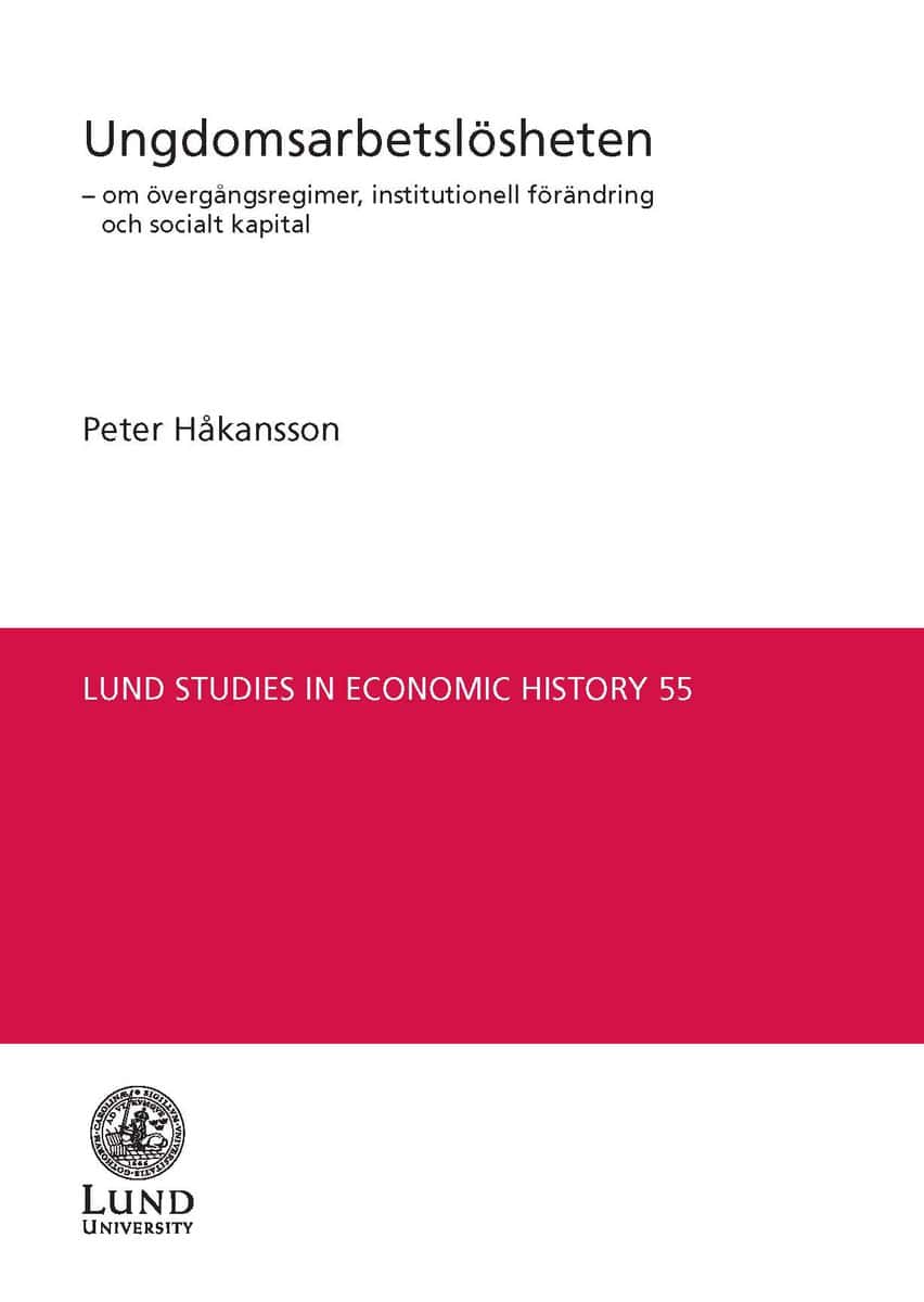 Peter Håkansson : Ungdomsarbetslösheten