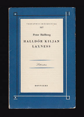 Peter Hallberg : Halldór Kiljan Laxness