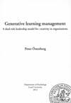 Peter Österberg : Generative learning management