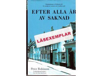 Peter Robinson : Efter alla år av saknad