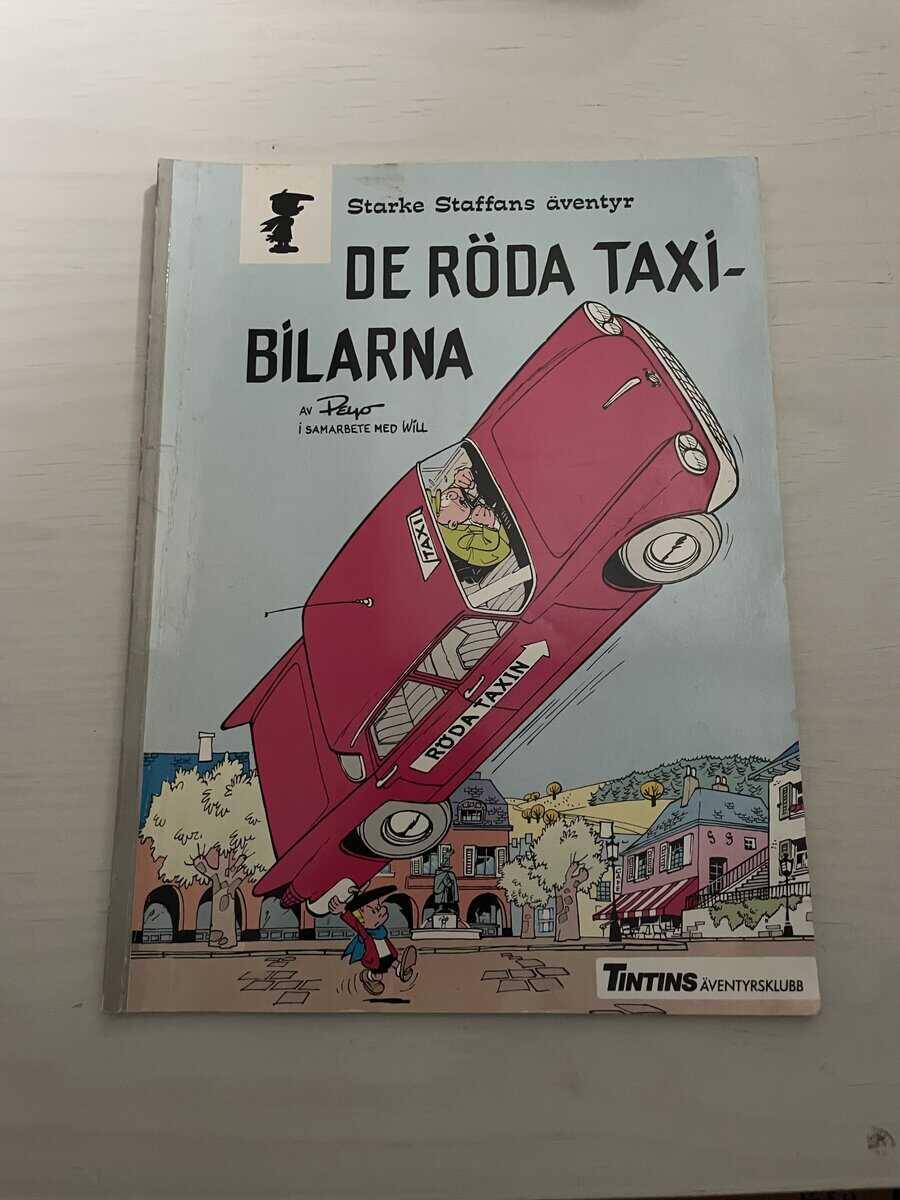 Peyo : Starke Staffans äventyr - De röda taxibilarna