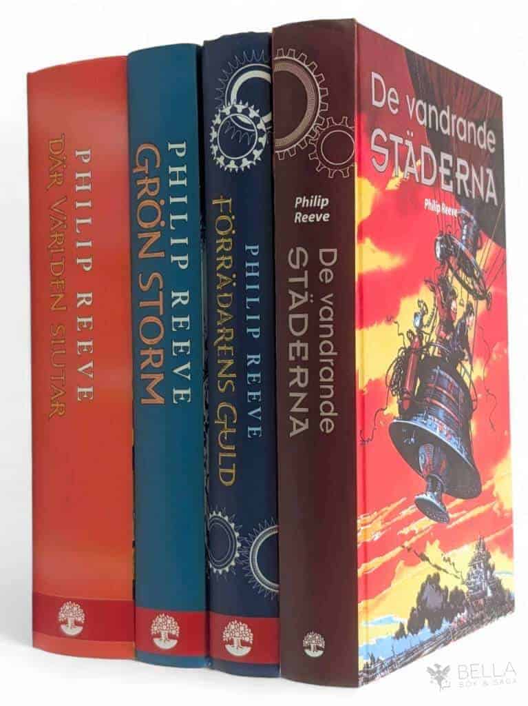 Philip Reeve : De vandrande städerna (Mortal Engines) bok 1-4