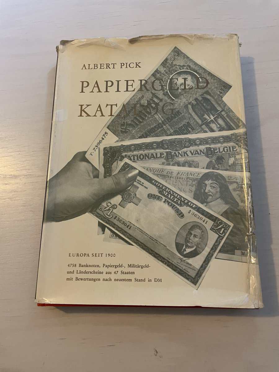 Pick Albert : Papiergeld katalog - Europa seit 1900