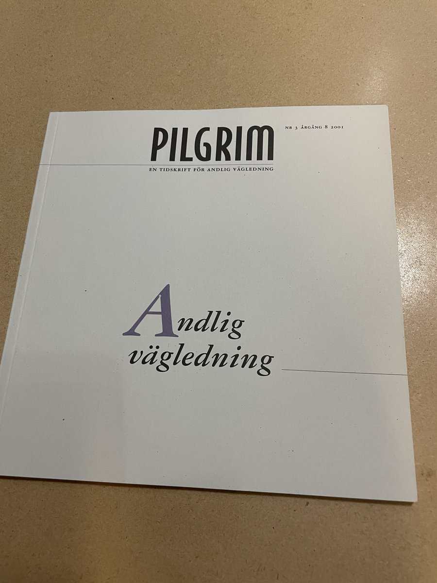 Pilgrim - En tidskrift för andlig vägledning - Andig vägledning - Nr 3 2001