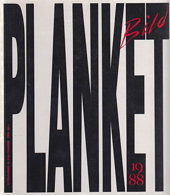 Planketkatalogen 1988. Fotoutställning i Vitabergsparken Stockholm 28-29 maj 1988