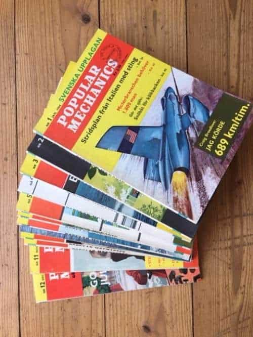 Populär Mekanik Popular Mechanics 1964 (hela årgången 12 nr)