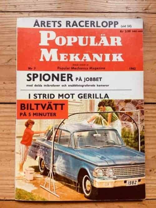 Populär Mekanik Popular Mechanics nr 7 1962