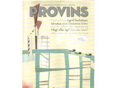 Provins. Norrländsk litterär tidskrift. Nr 1, 2009