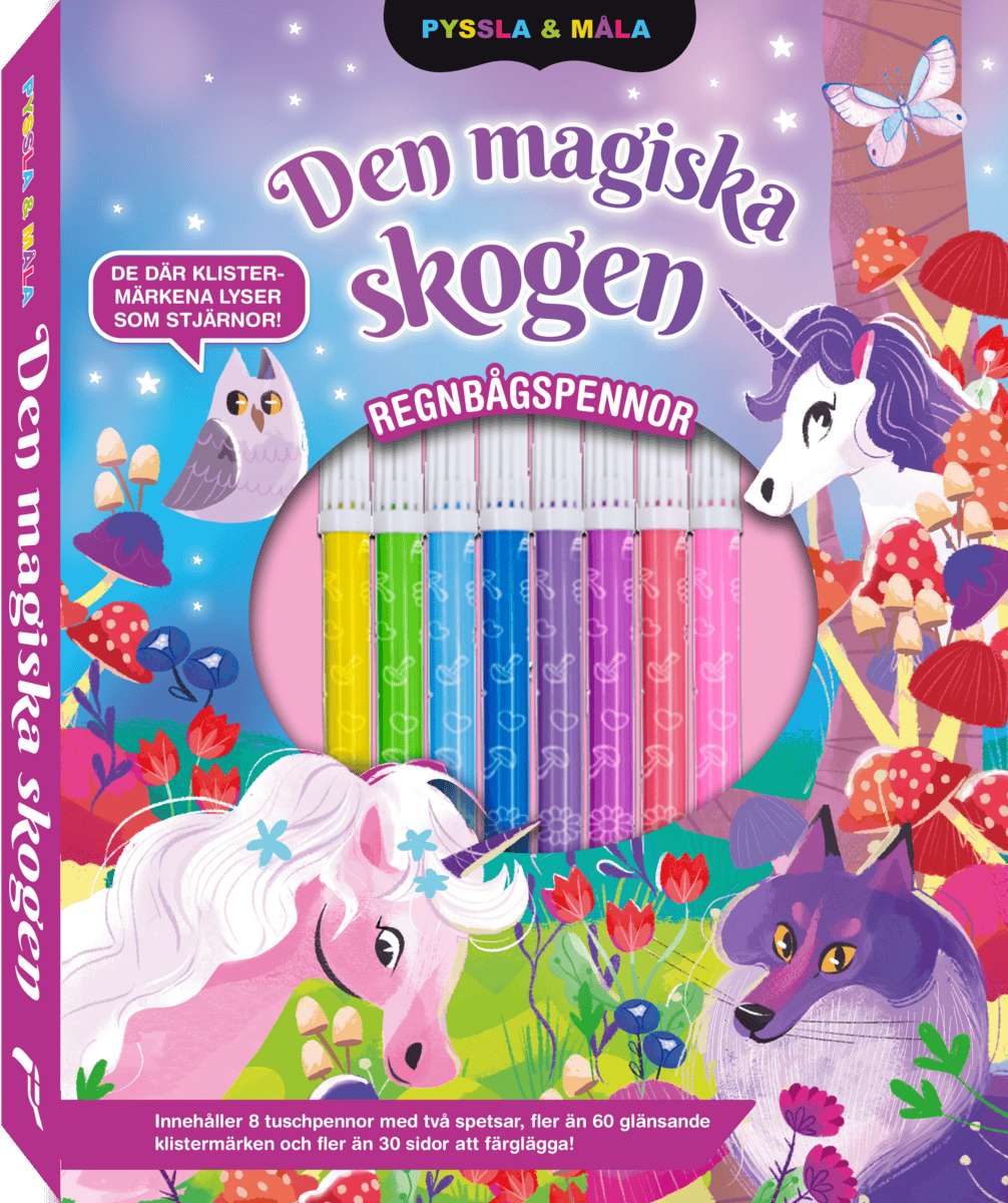 Pyssla och måla: Den magiska skogen