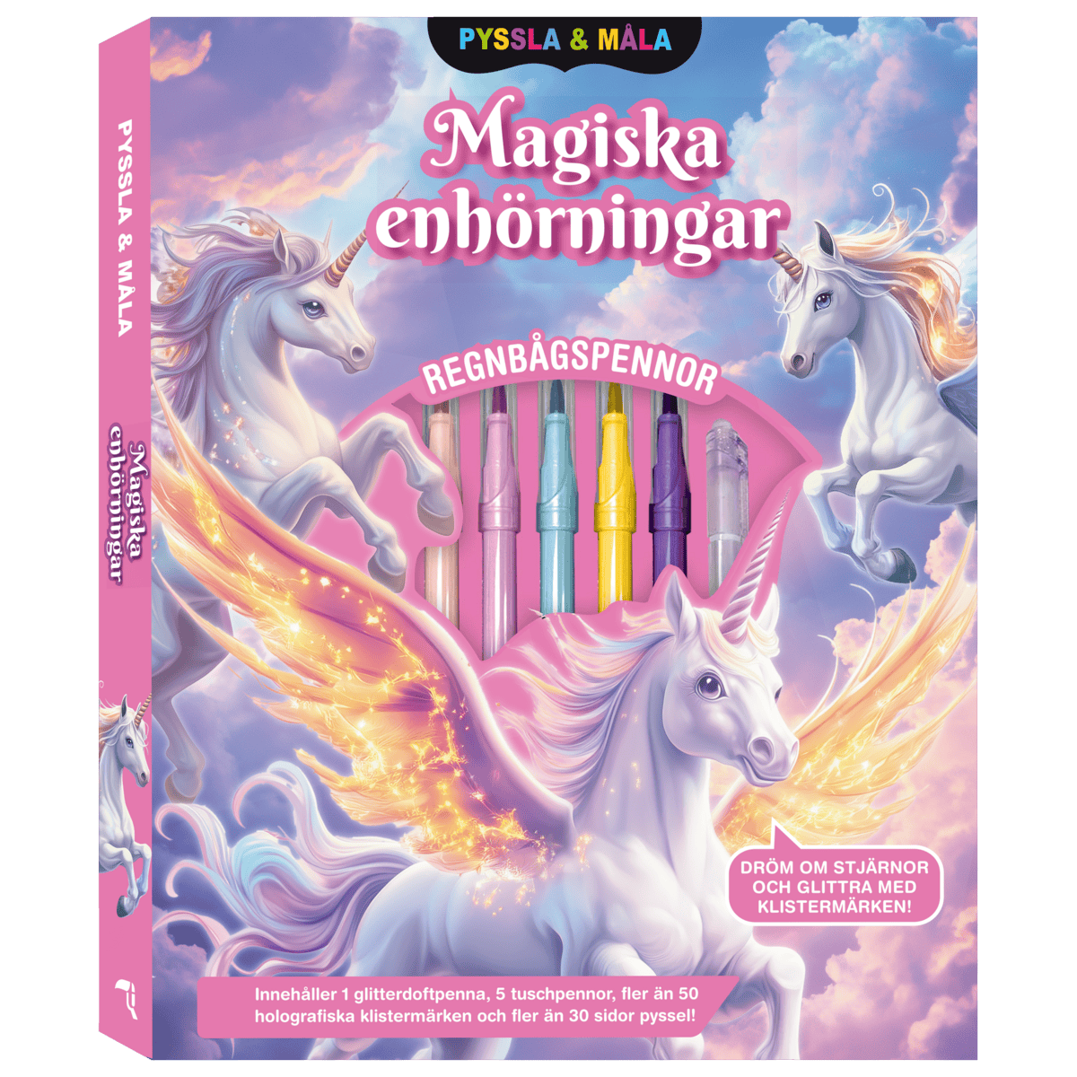 PYSSLA OCH MÅLA: MAGISKA ENHÖRNINGAR : Magiska enhörningar