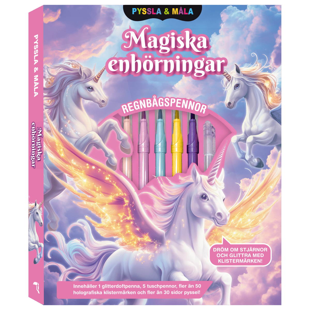 Pyssla och måla: Magiska enhörningar