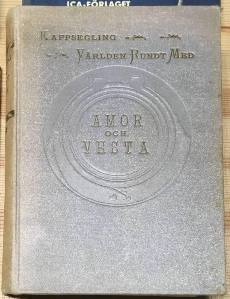 R. K-t : Amor och Vesta eller En spännande kappsegling världen rundt.