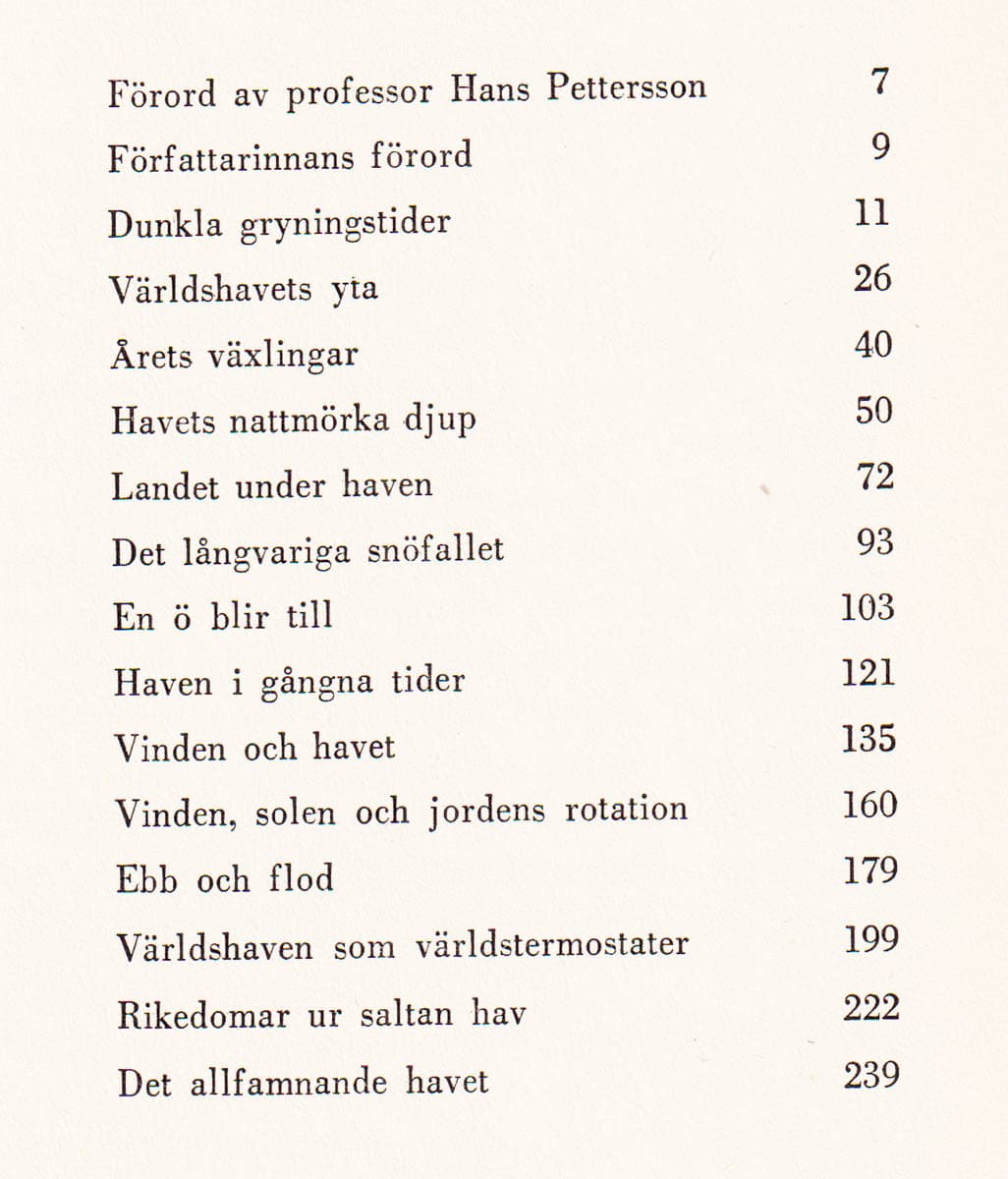 Rachel L. Carson : Havet