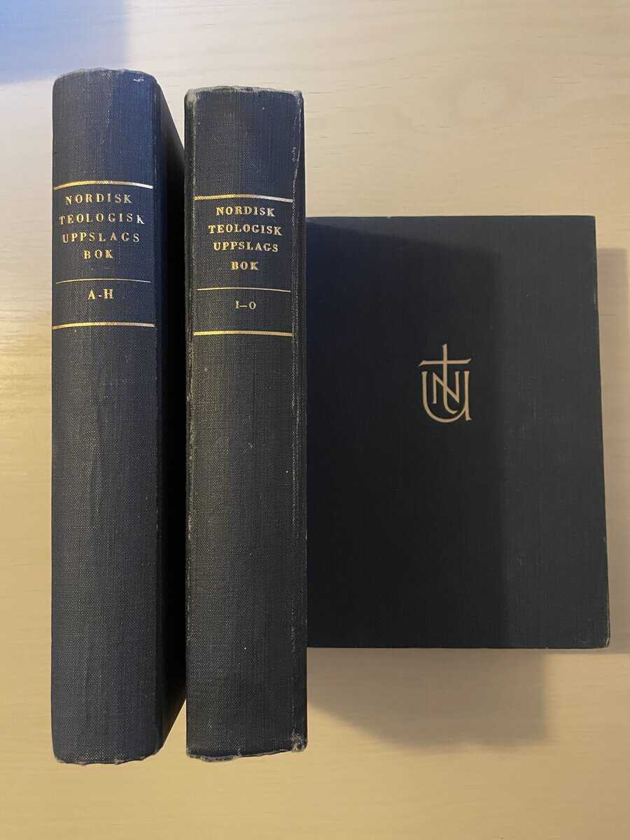 Askmark,Ragnar : Nordisk teologisk uppslagsbok - Band I-III (1-3) - P-Ö register