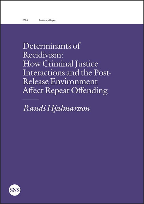 Randi Hjalmarsson : Determinants of recidivism