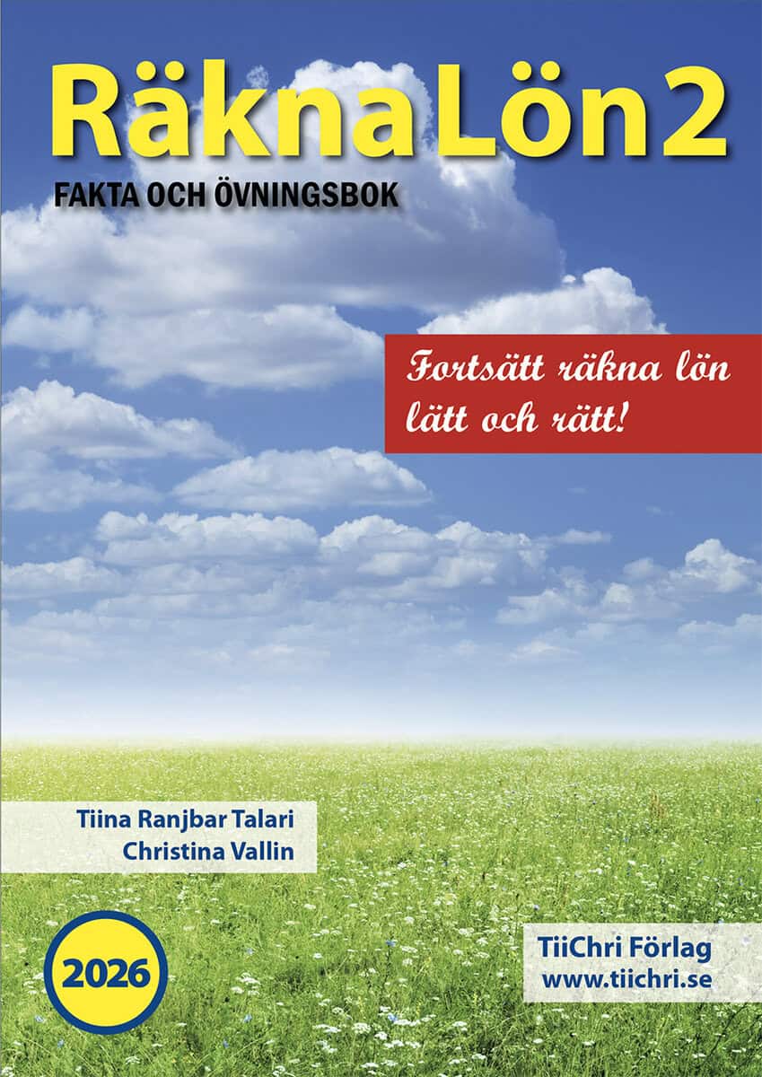 Ranjbar Talari, Tiina ; Vallin, Christina : Räkna Lön 2 - 2026 (bok + digital produkt)
