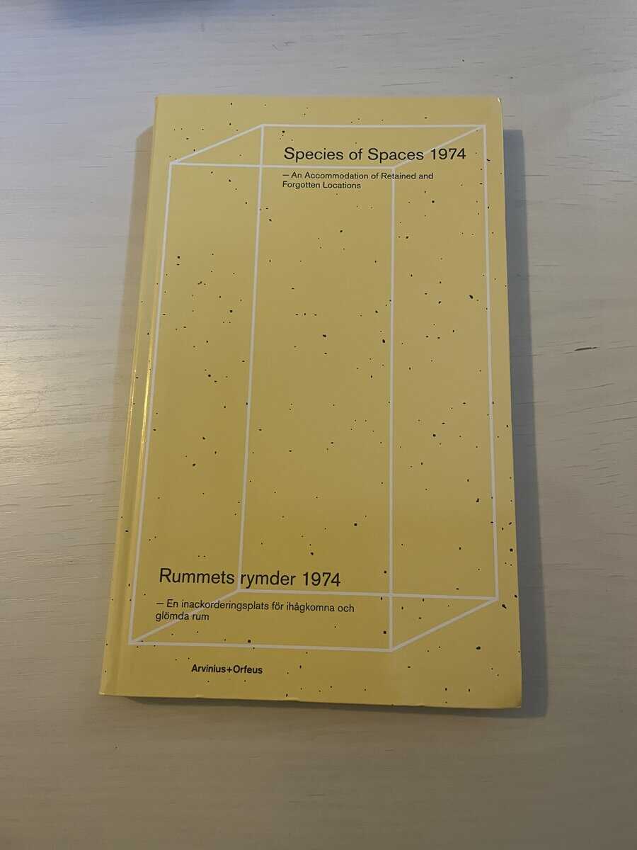 Rebecka Wigh Abrahamsson : Species of spaces 1974
