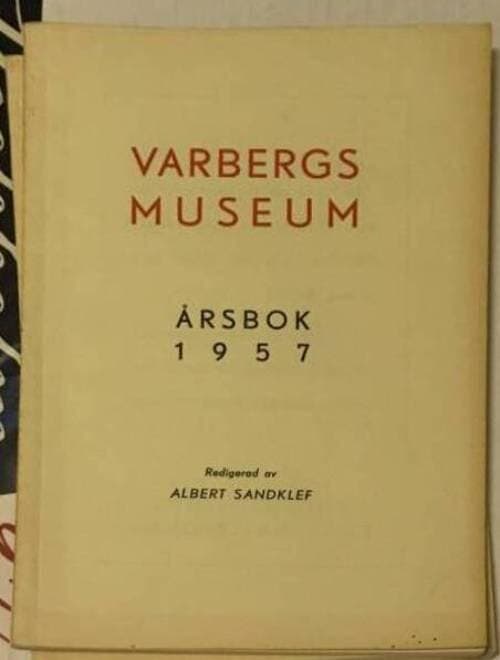 Red: A Sandklef : Varbergs Museum årsbok 1957