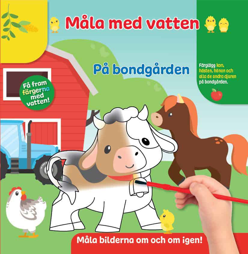 Red : Måla med vatten. På bondgården