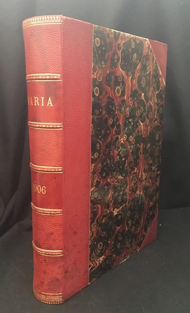 , Redaktion: BERNDTSON, AXEL : Varia Illustrerad månadsskrift 1906