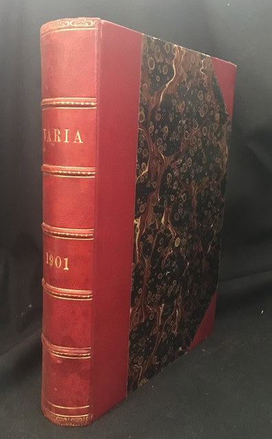 , Redaktion: Nyström, Torvald ; Berger, Henning : Varia Illustrerad månadsskrift Fjärde omgången 1901