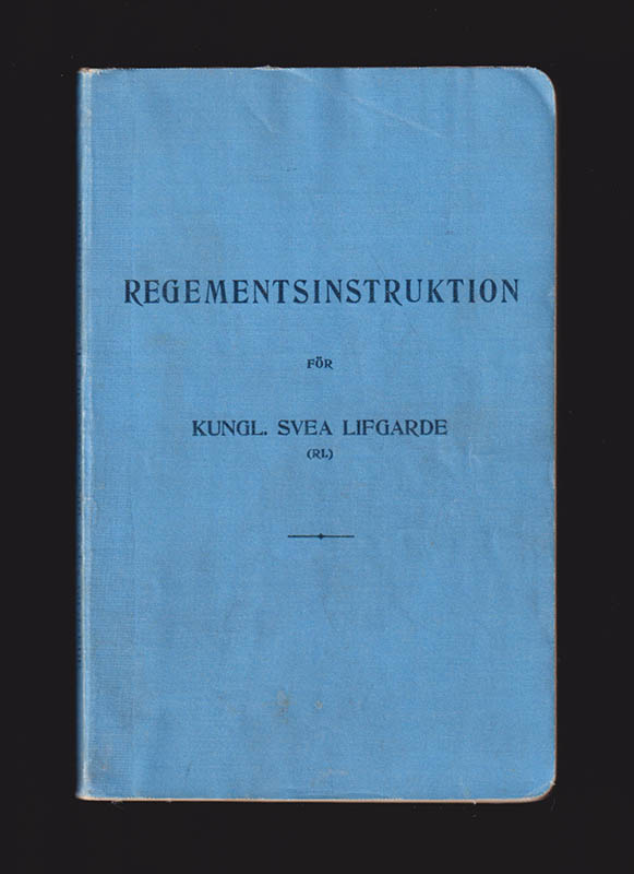 Regementsinstruktion för Kungl. Svea lifgarde (R.I.)