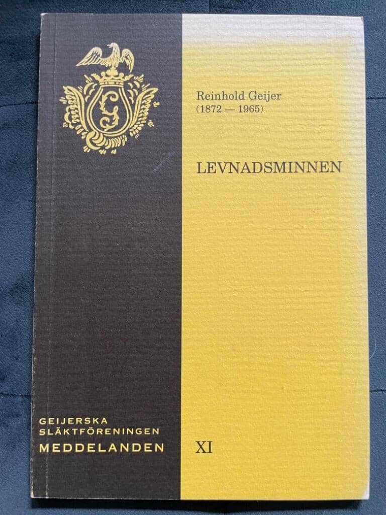 Reinhold Geijer : Reinhold Geijer - Levnadsminnen