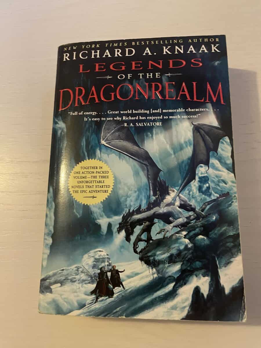 Richard A Knaak : Legends of The Dragonrealm - Firedrake - Ice Dragon - Wolfhelm
