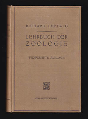 Richard Hertwig : Lehrbuch der Zoologie. Mit 588 abbildungen im Text
