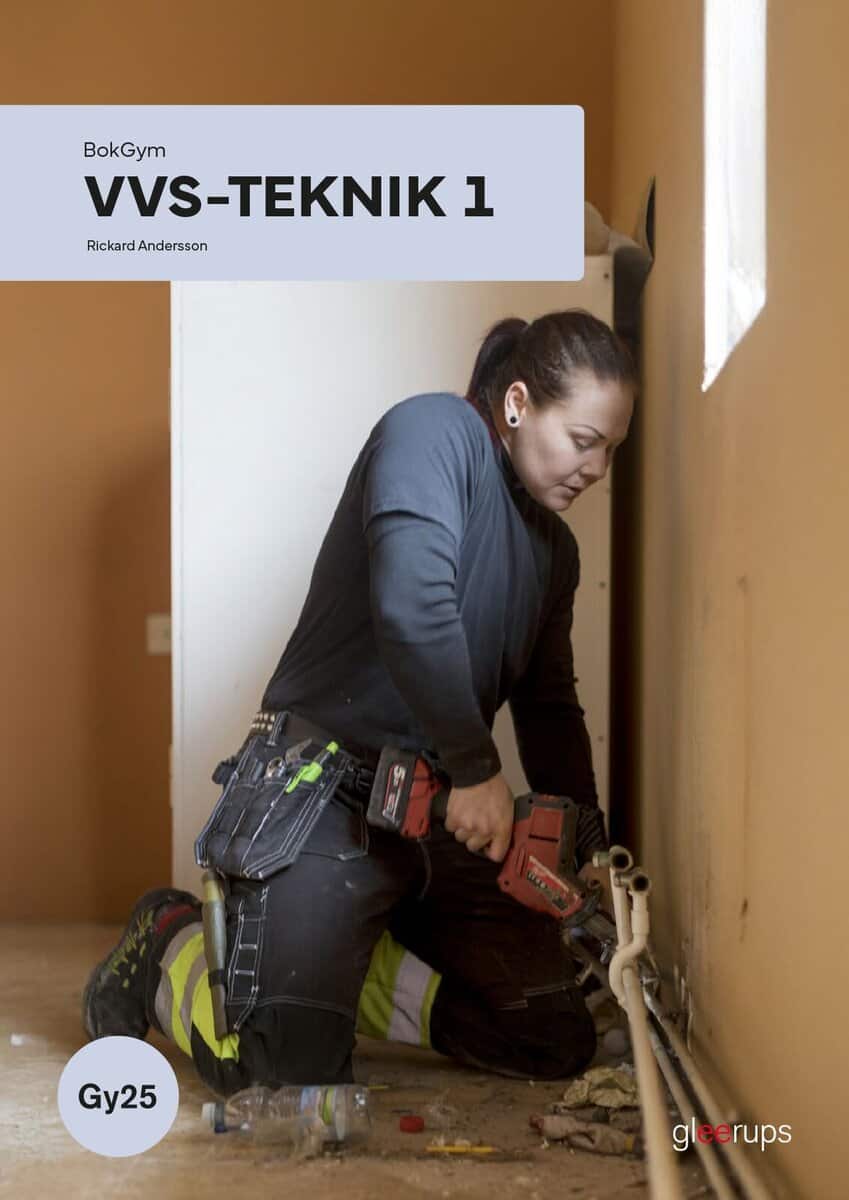 Rickard Andersson : BokGym VVS-teknik 1, bok, Gy25