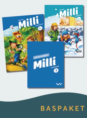 Ristamäki, Anita ; Hänninen, Leena ; Malinen, Kirsi ; Ranta, Pekka ; Vallo, Lasse : Milli 3 Baspaket: Bok och Lärarstöd+
