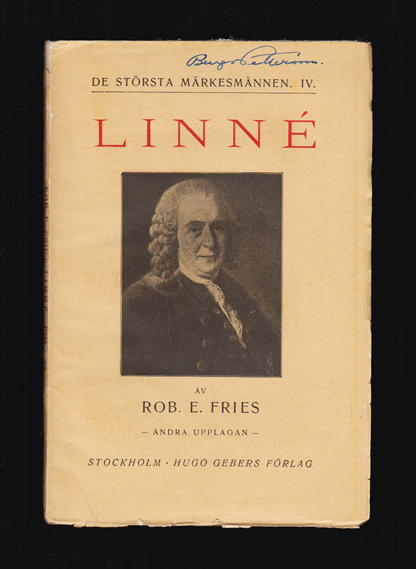 Rob. E. Fries : Linné
