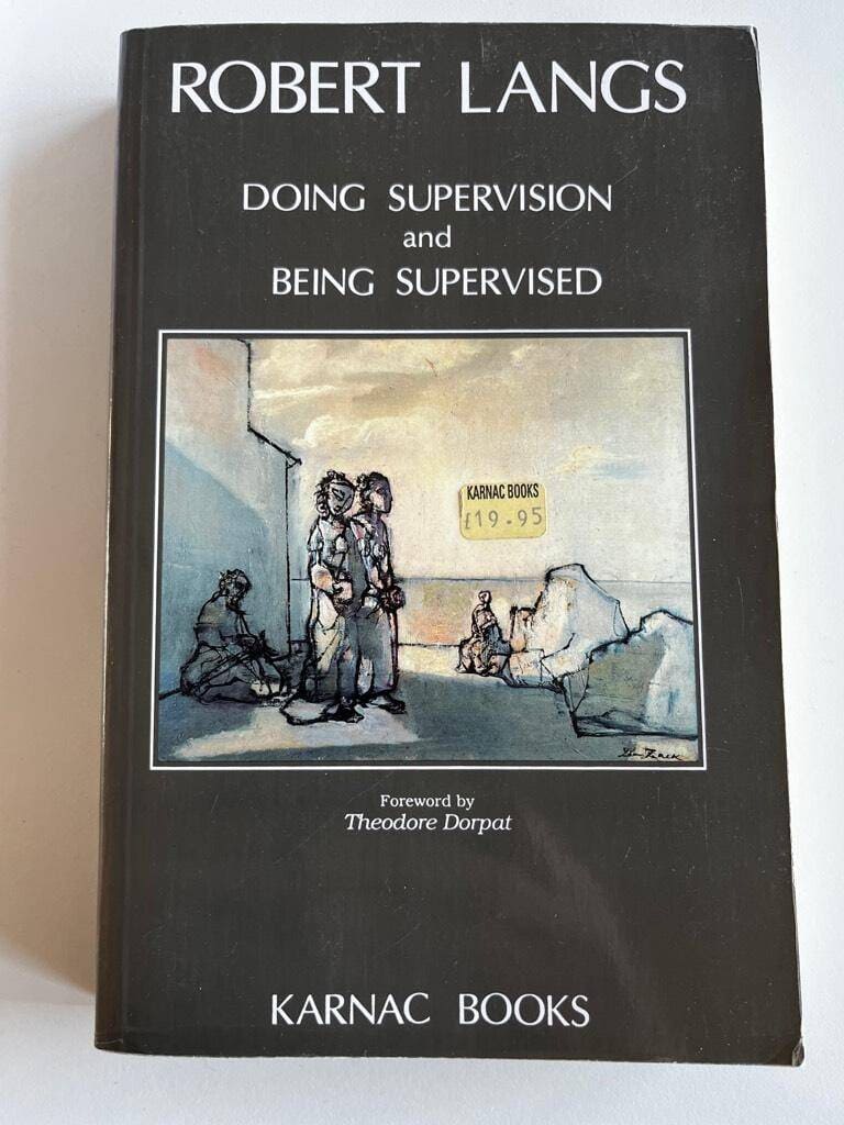 Robert Lang : Doing supervision and being supervised